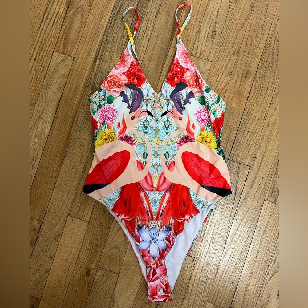Tropical Floral One Piece Swimsuit